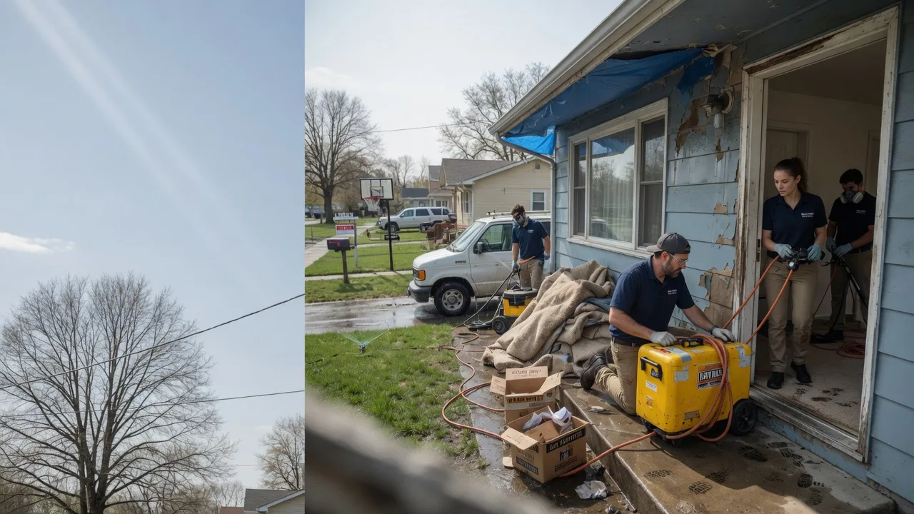 Basement Flood Cleanup in North Canton, OH near me